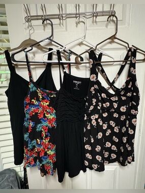 Bundle of 4 Torrid Babydoll Tank Tops – Size 2X